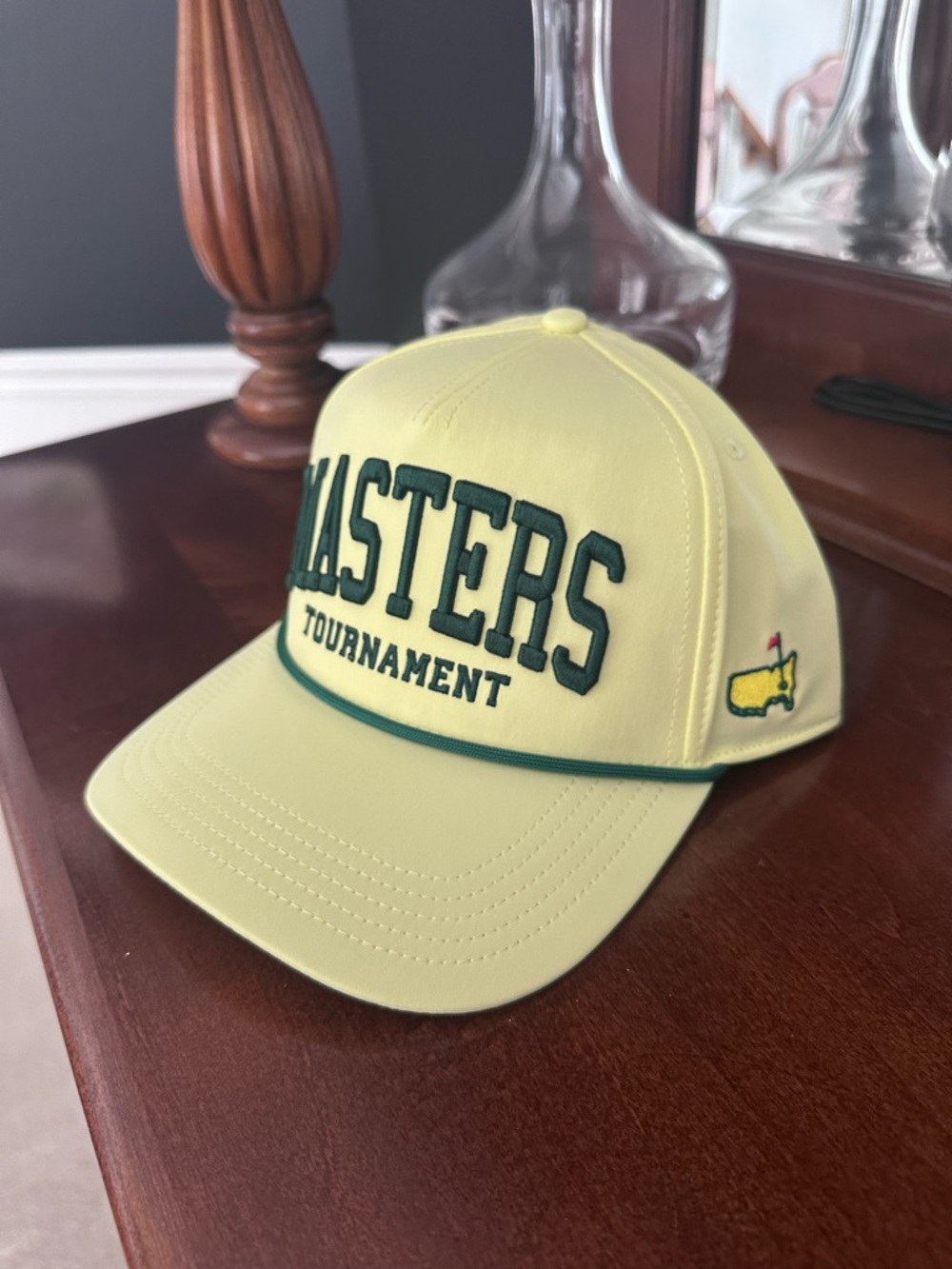 Masters Tournament 2026 Yellow & Green Golf Hat NWT
